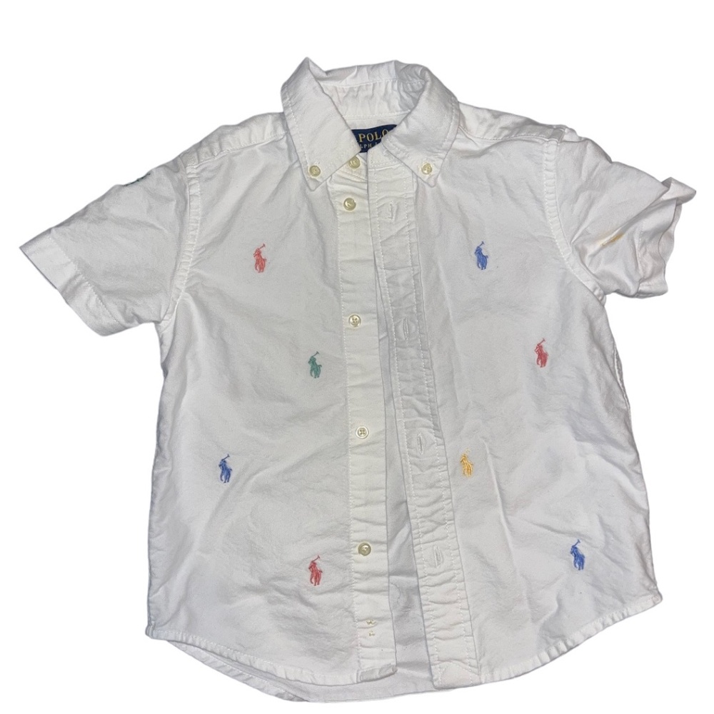 Ralph Lauren Polo Pony Oxford Short-Sleeve Shirt